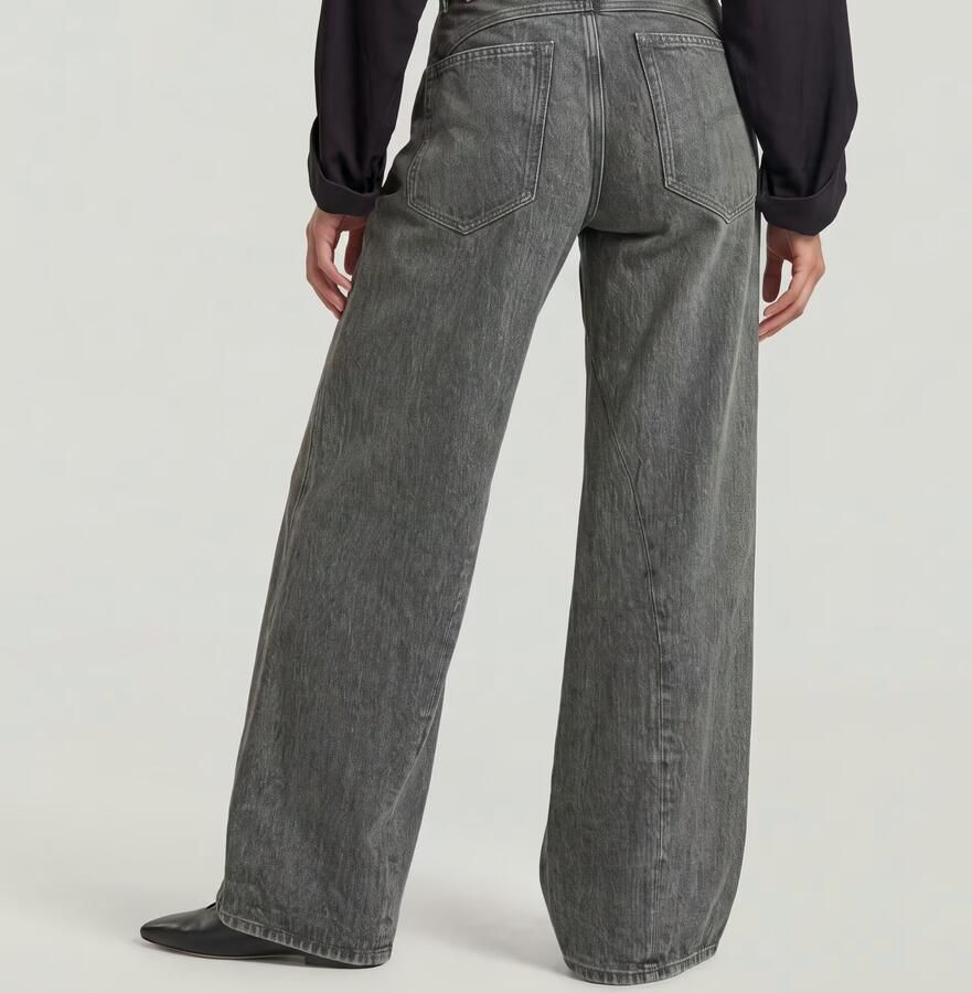G-Star RAW Helyx Cinch Wide Jeans Groen Dames - Foto 5
