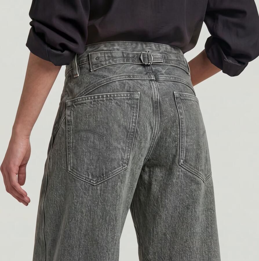 G-Star RAW Helyx Cinch Wide Jeans Groen Dames - Foto 3