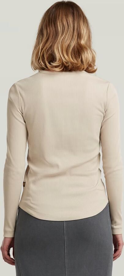 G-Star Raw Slim fit shirt met lange mouwen ronde hals en knoopsluiting - Foto 7