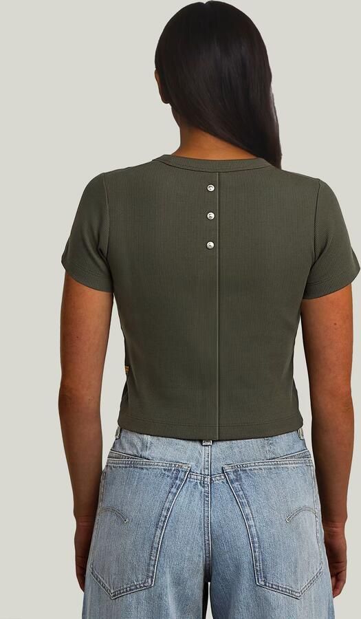 G-Star RAW Heritage Hardware Baby T-shirt Grijs Dames - Foto 6