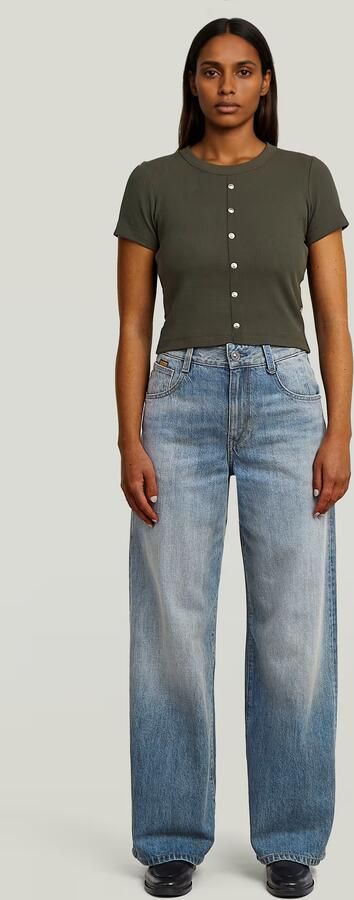 G-Star RAW Heritage Hardware Baby T-shirt Grijs Dames - Foto 7