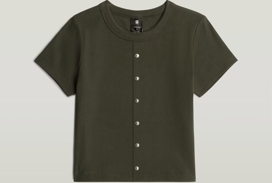 G-Star RAW Heritage Hardware Baby T-shirt Grijs Dames - Foto 4