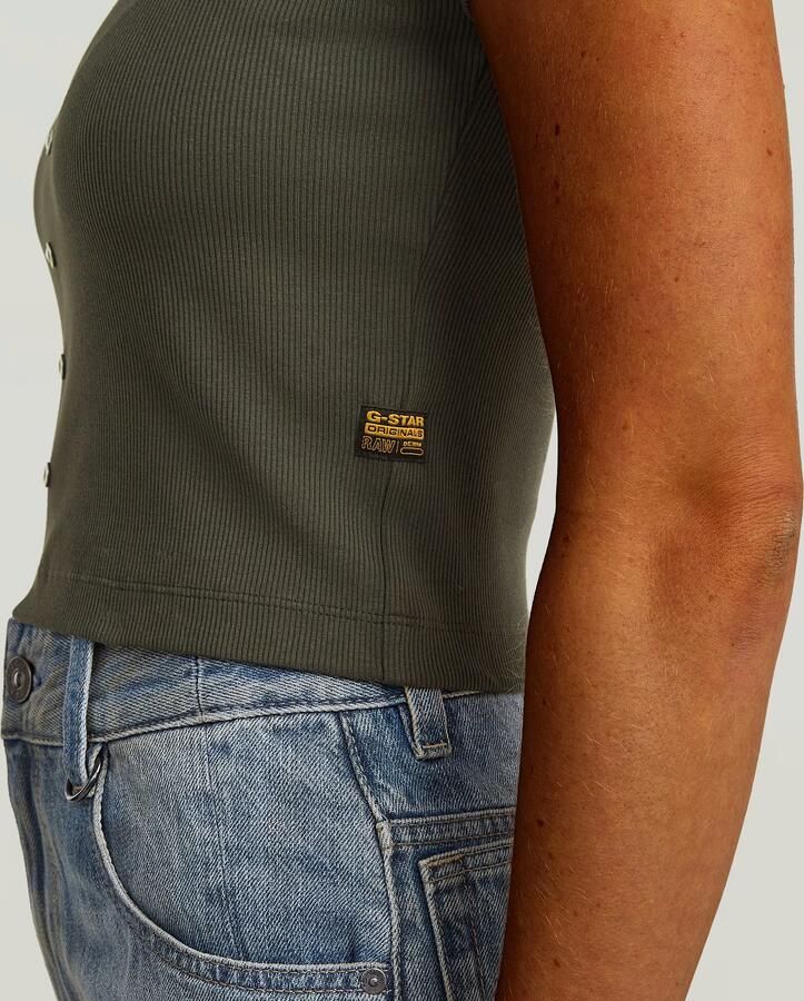 G-Star RAW Heritage Hardware Baby T-shirt Grijs Dames - Foto 3