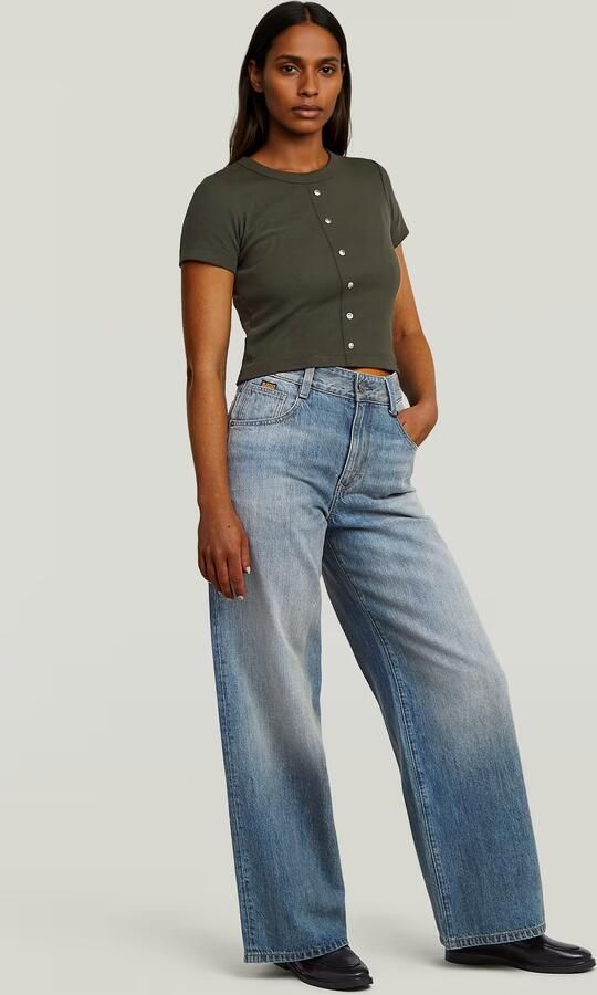 G-Star RAW Heritage Hardware Baby T-shirt Grijs Dames - Foto 5