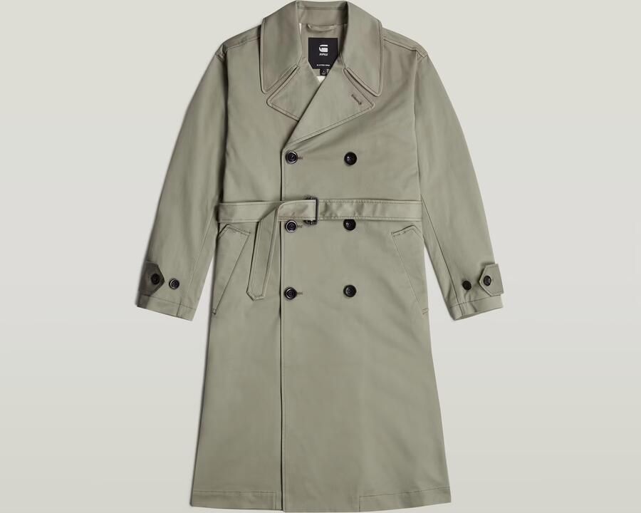G-Star RAW High Trenchcoat Groen Dames - Foto 2
