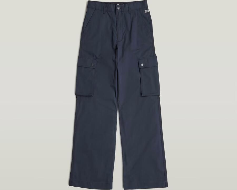 G-Star RAW High Waist Cargobroek Donkerblauw Dames - Foto 3
