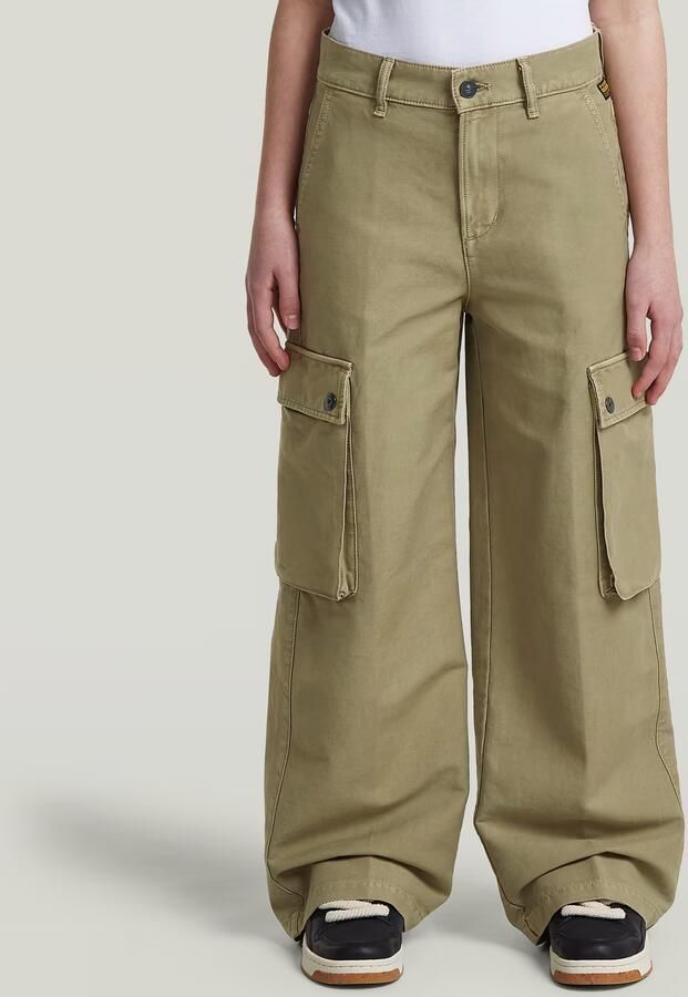 G-Star RAW High Waist Cargobroek voor meisjes Groen meisjes - Foto 4