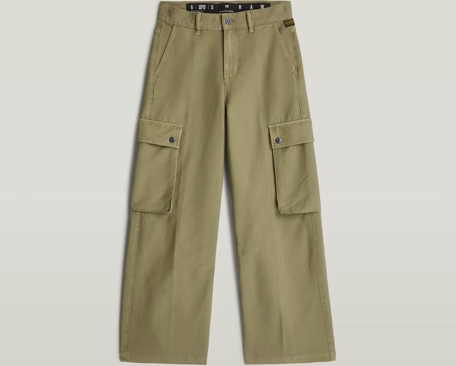G-Star RAW High Waist Cargobroek voor meisjes Groen meisjes - Foto 2