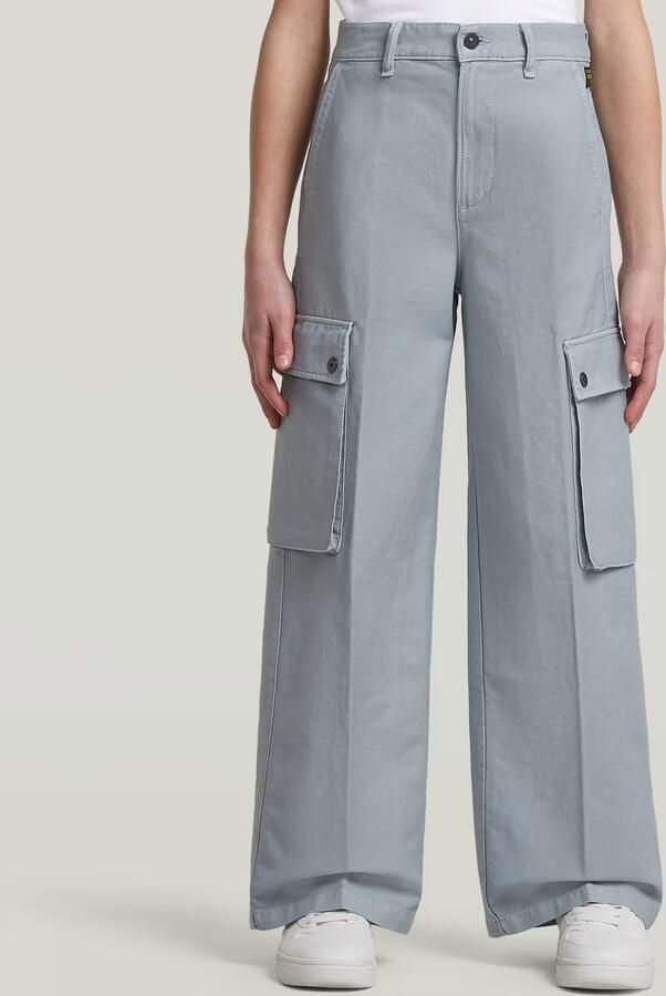 G-Star RAW High Waist Cargobroek voor meisjes Lichtblauw meisjes - Foto 3