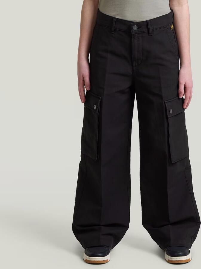 G-Star RAW High Waist Cargobroek voor meisjes Zwart meisjes