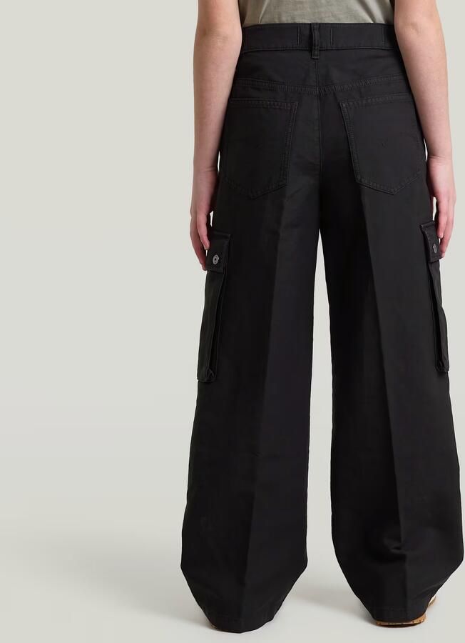 G-Star RAW High Waist Cargobroek voor meisjes Zwart meisjes - Foto 4