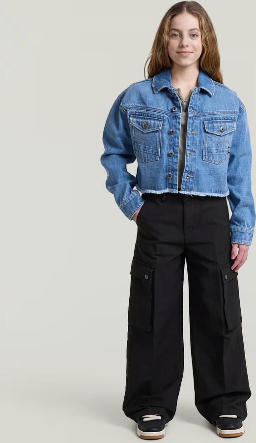 G-Star RAW High Waist Cargobroek voor meisjes Zwart meisjes - Foto 6