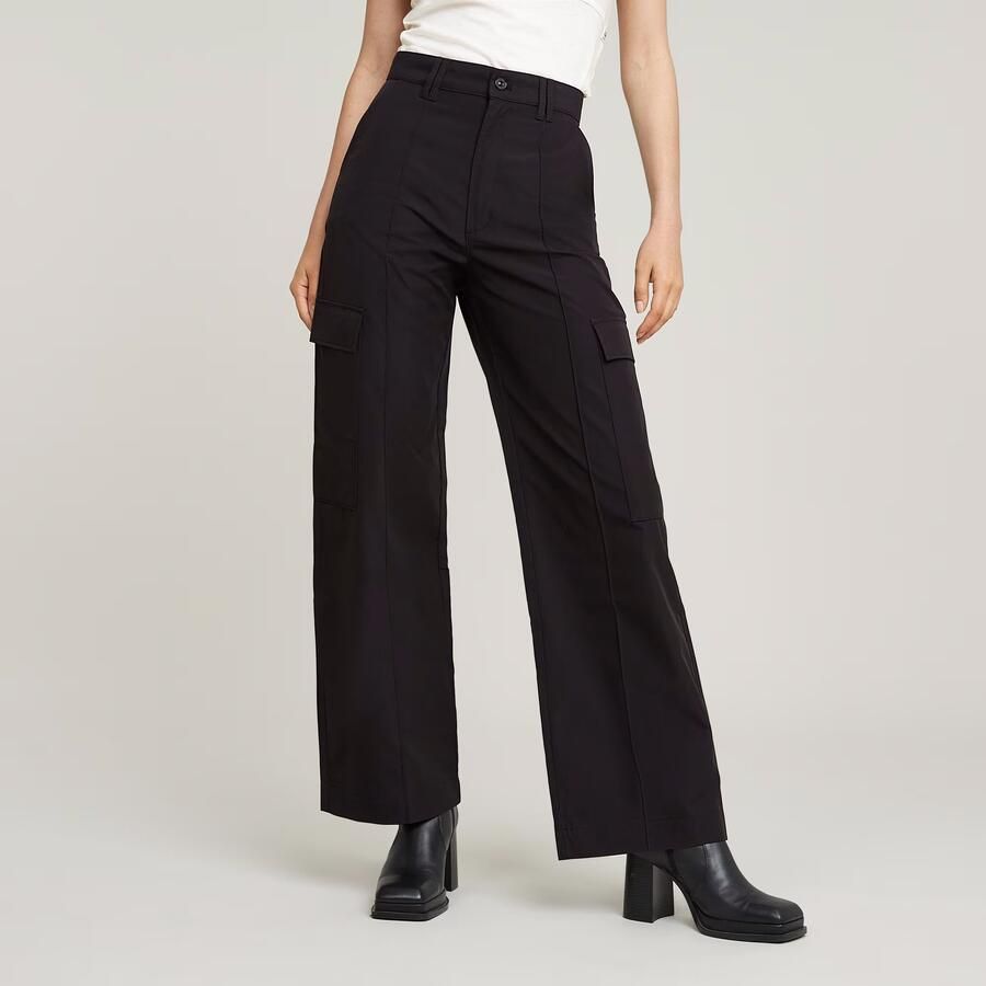 G-Star RAW High Waist Cargobroek Zwart Dames - Foto 7