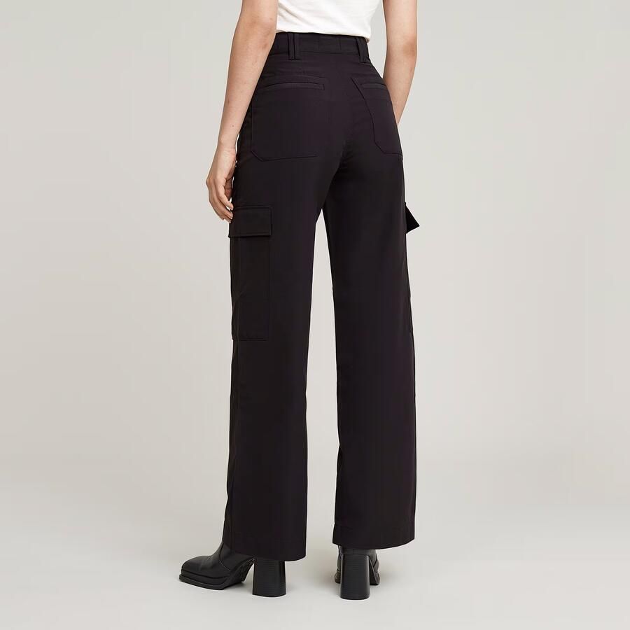 G-Star RAW High Waist Cargobroek Zwart Dames