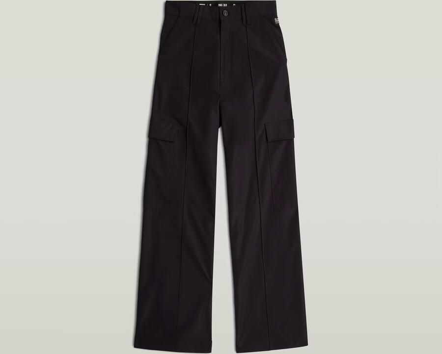 G-Star RAW High Waist Cargobroek Zwart Dames - Foto 6