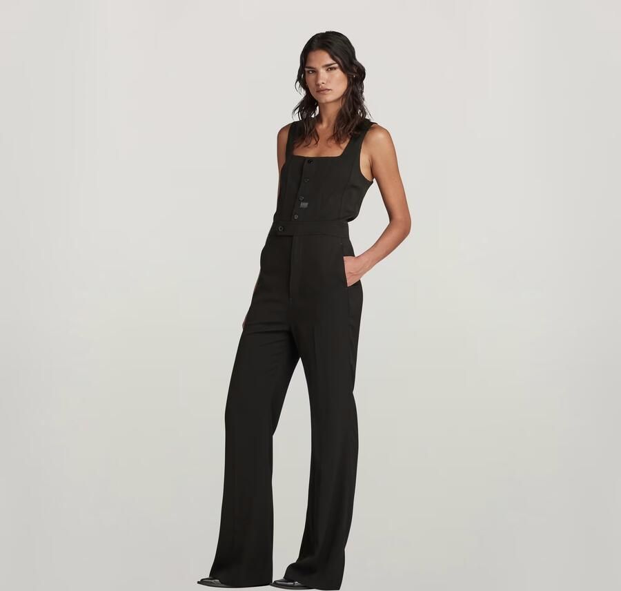 G-Star RAW High Waist Jumpsuit Zwart Dames - Foto 5