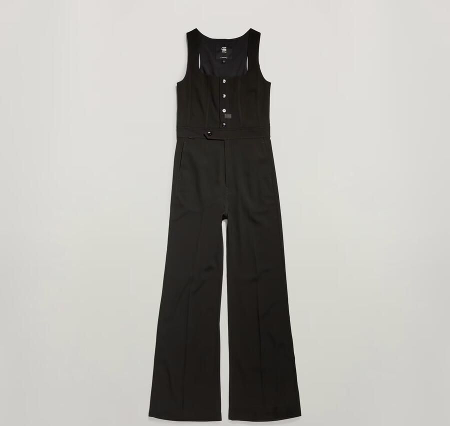 G-Star RAW High Waist Jumpsuit Zwart Dames - Foto 6