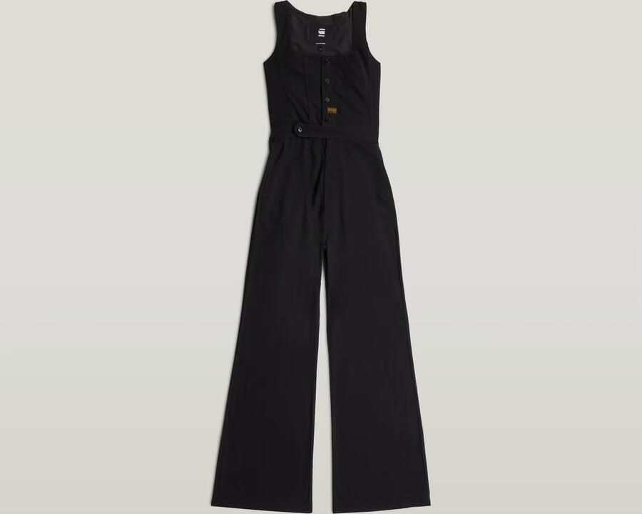 G-Star RAW High Waist Jumpsuit Zwart Dames - Foto 4