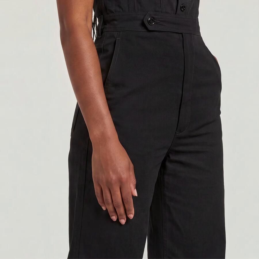 G-Star RAW High Waist Jumpsuit Zwart Dames - Foto 3