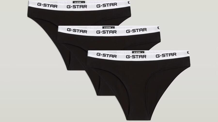 G-Star RAW Hipster Set van 3 Zwart Dames