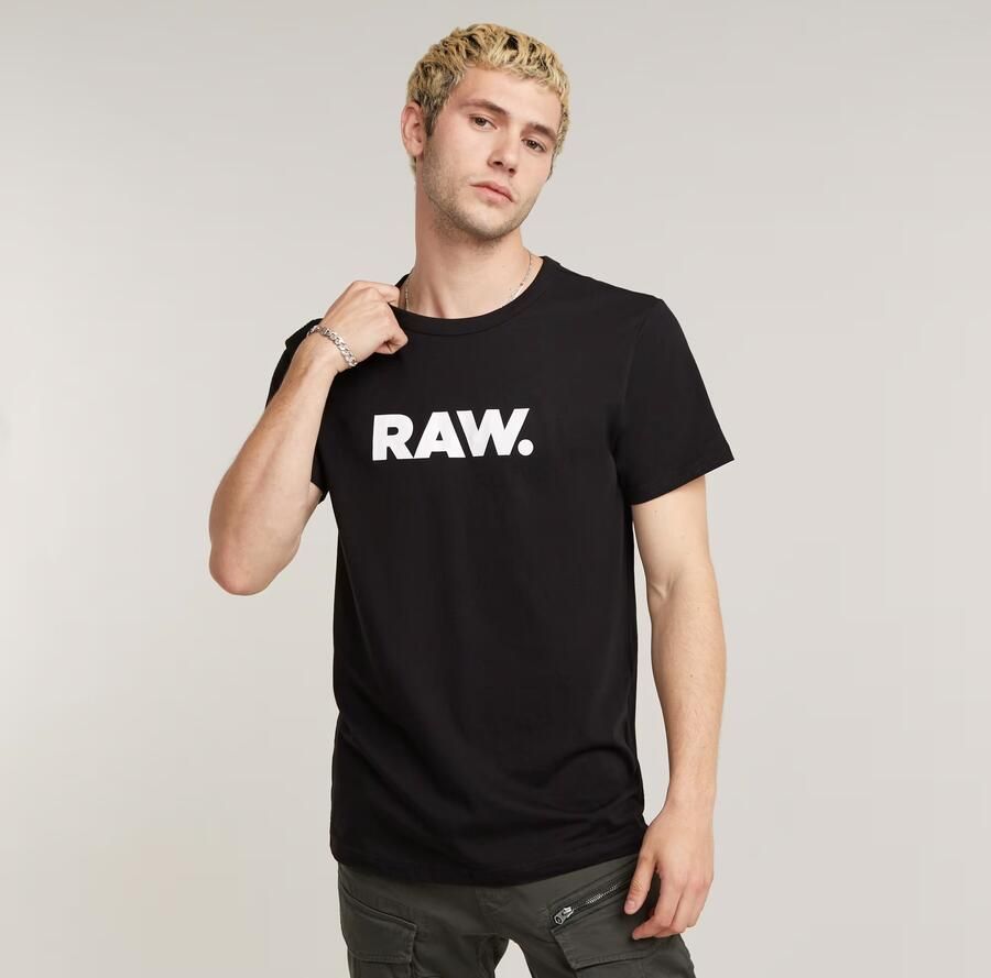 G-Star T-shirt met korte mouwen Holorn r t Zwart Heren - Foto 8