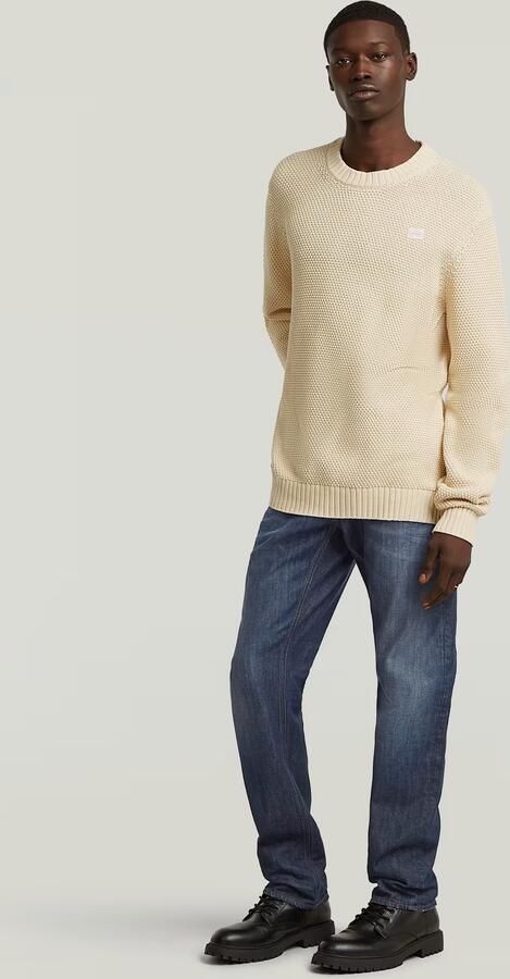 G-Star RAW Honey Comb Structure Knit Wit Heren - Foto 7