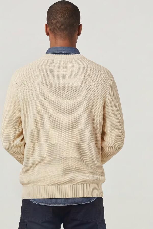 G-Star RAW Honey Comb Structure Knit Wit Heren - Foto 4