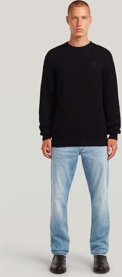 G-Star RAW Honey Comb Structure Knit Zwart Heren - Foto 6