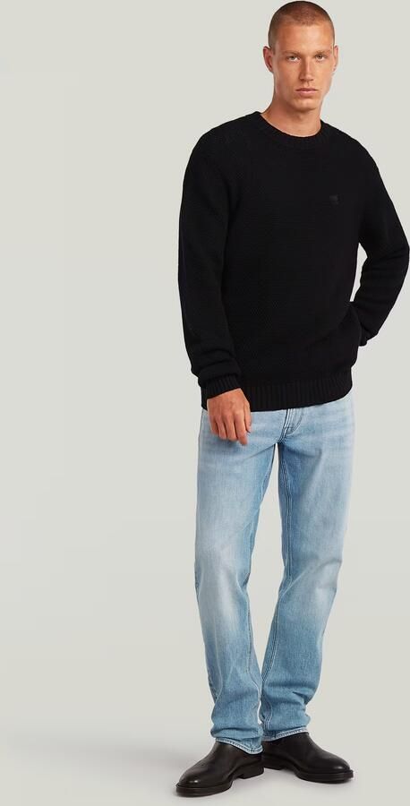 G-Star RAW Honey Comb Structure Knit Zwart Heren - Foto 5