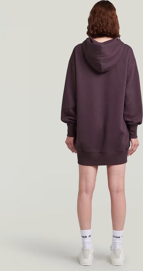 G-Star RAW Hooded Sweaterjurk Paars Dames - Foto 6