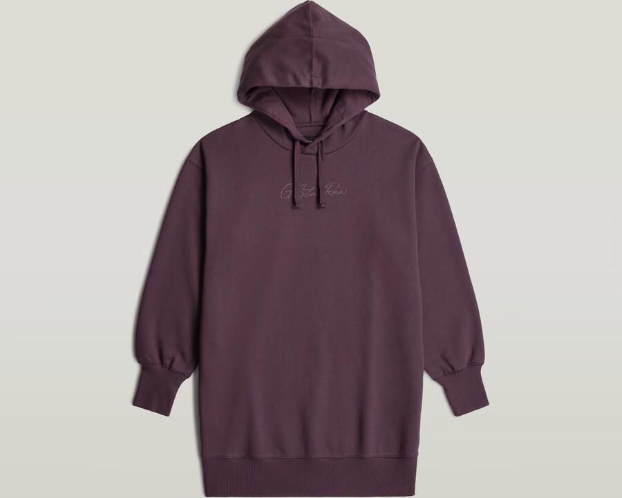 G-Star RAW Hooded Sweaterjurk Paars Dames - Foto 3