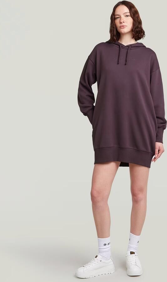 G-Star RAW Hooded Sweaterjurk Paars Dames - Foto 4