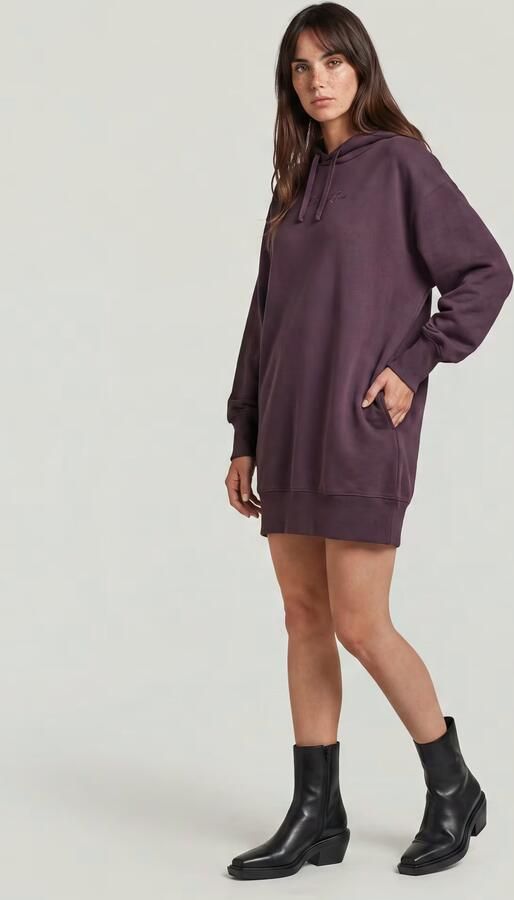G-Star RAW Hooded Sweaterjurk Paars Dames - Foto 4