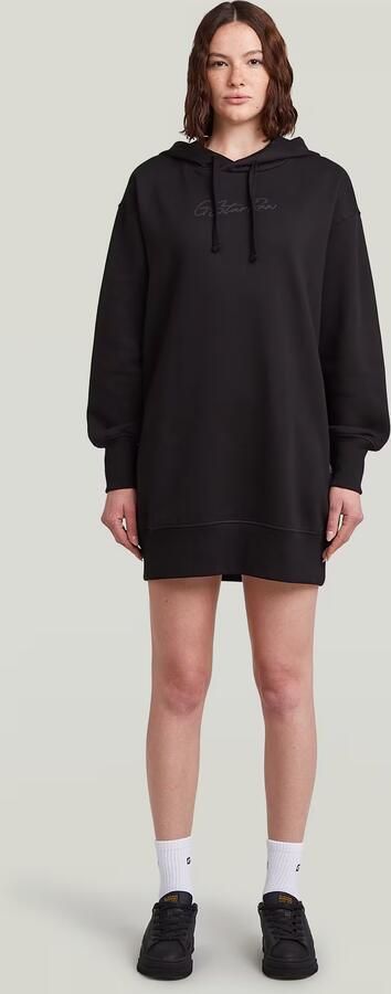 G-Star RAW Hooded Sweaterjurk Zwart Dames - Foto 6
