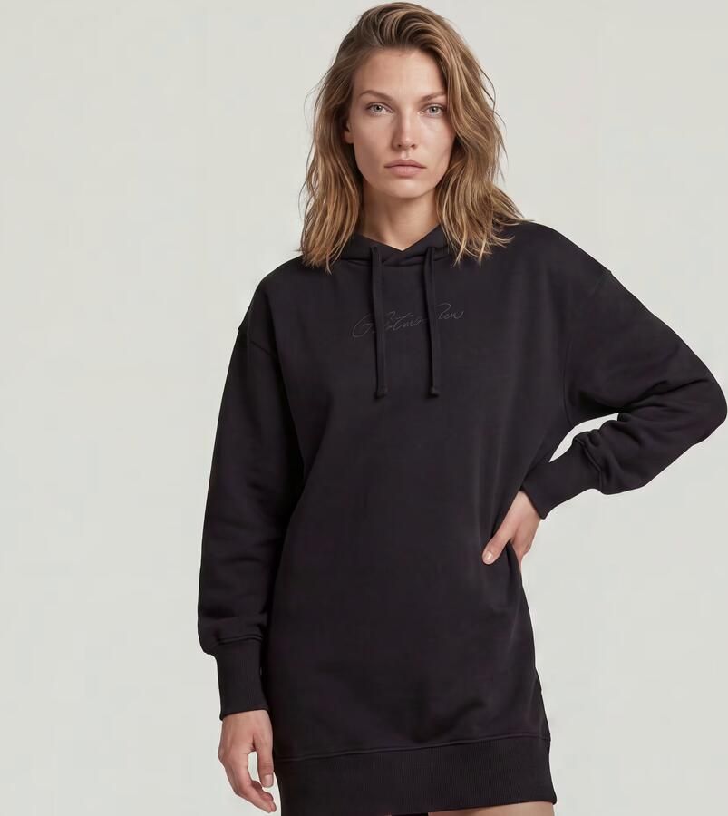 G-Star RAW Hooded Sweaterjurk Zwart Dames - Foto 3