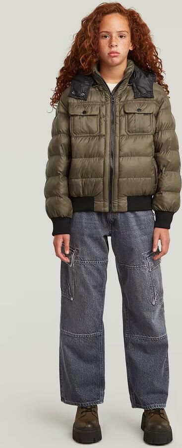 G-Star RAW Hoodie Jacket voor meisjes Groen meisjes - Foto 8
