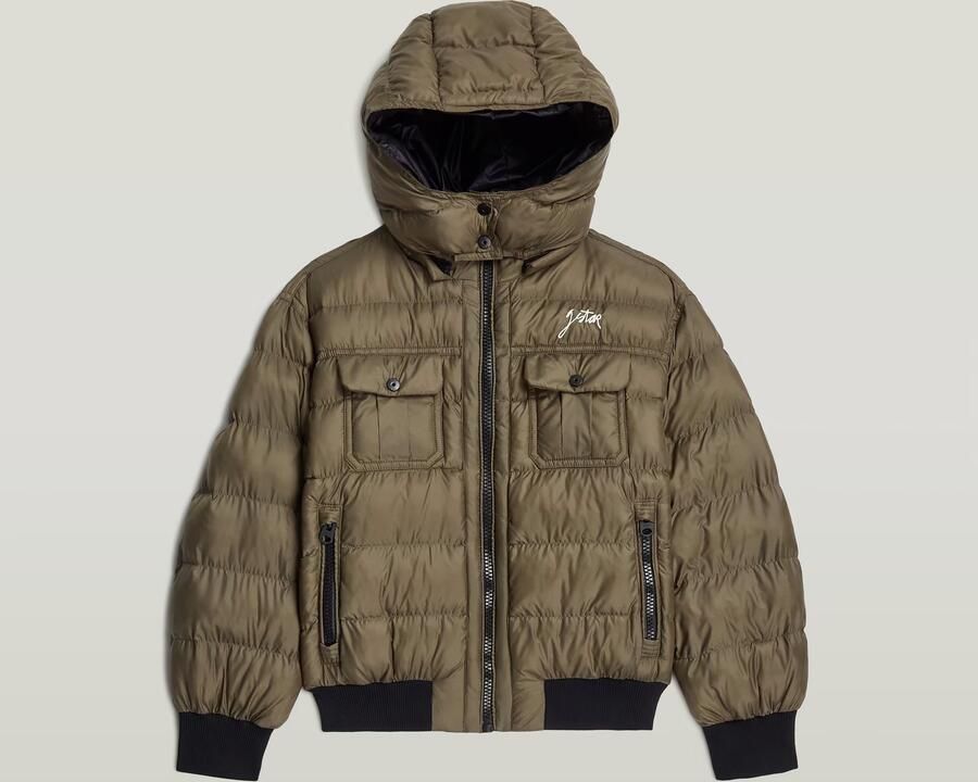 G-Star RAW Hoodie Jacket voor meisjes Groen meisjes - Foto 6