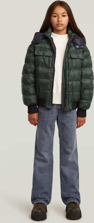 G-Star RAW Hoodie Jacket voor meisjes Groen meisjes - Foto 8
