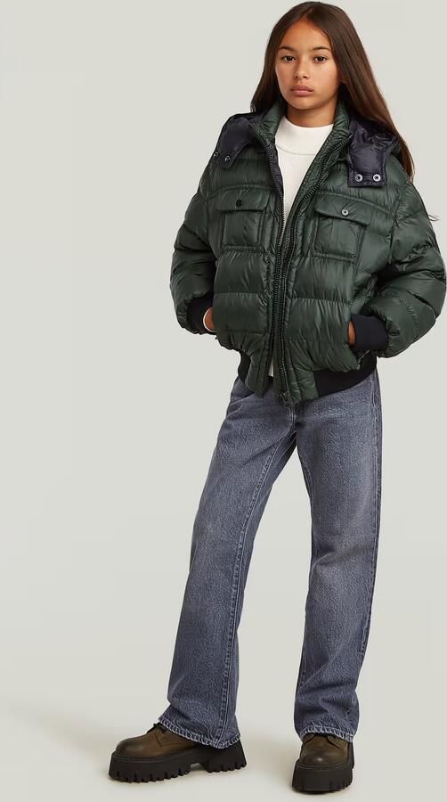 G-Star RAW Hoodie Jacket voor meisjes Groen meisjes - Foto 7