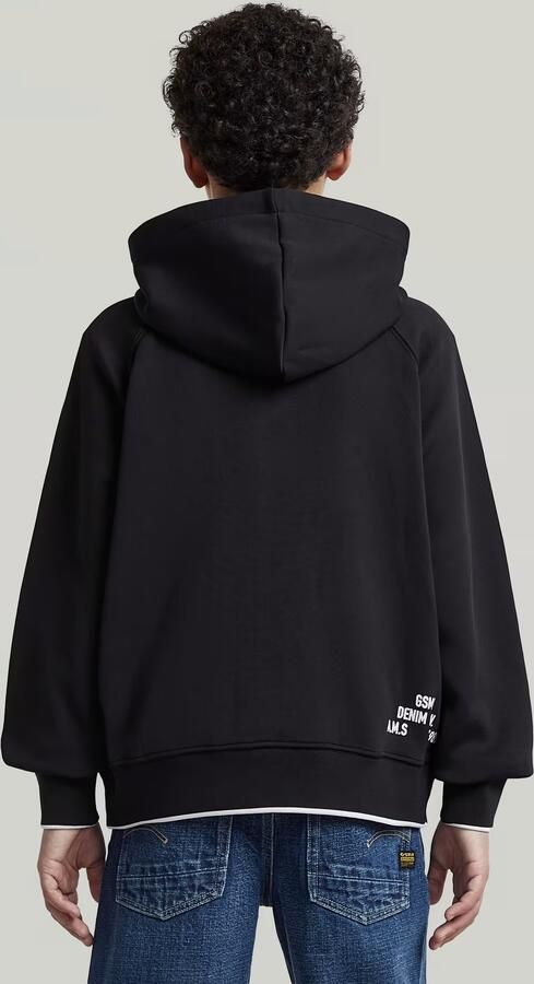 G-Star RAW Hoodie voor jongens Zwart jongens
