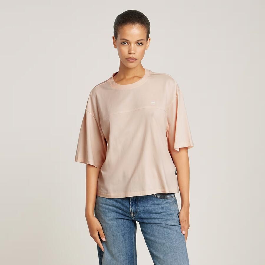 G-Star RAW Horizontal Seam Loose Top Roze Dames - Foto 7