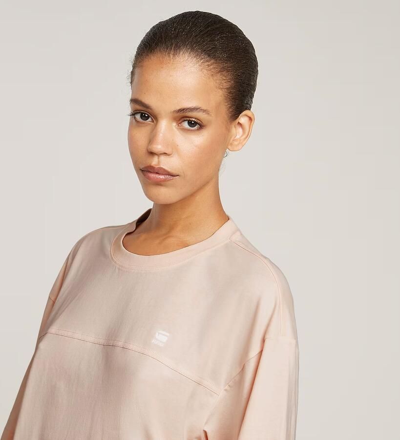G-Star RAW Horizontal Seam Loose Top Roze Dames - Foto 5
