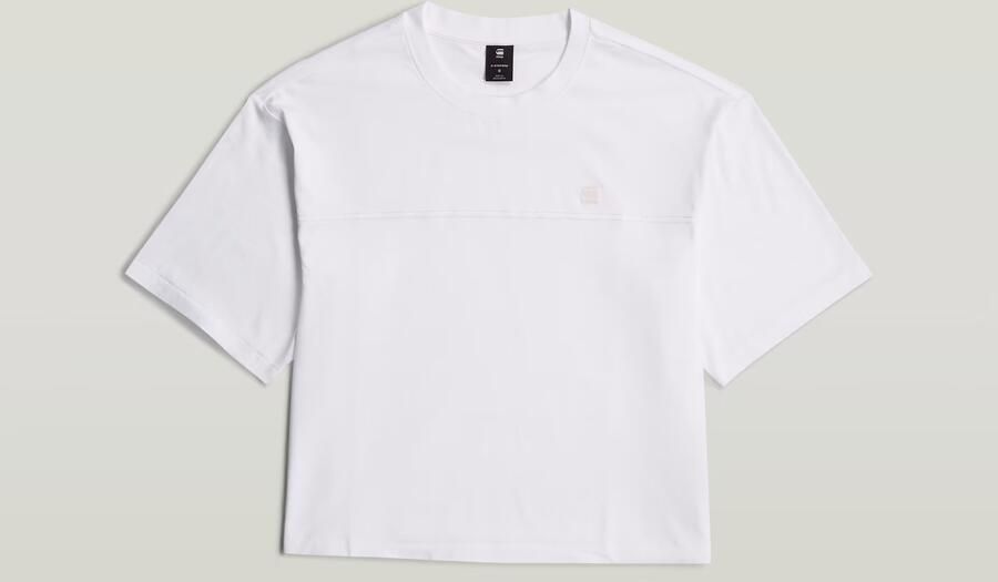 G-Star RAW Horizontal Seam Loose Top Wit Dames - Foto 6