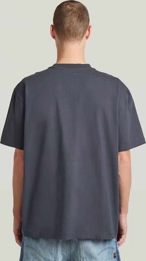 G-Star RAW Hyper Graphic Relaxed T-Shirt Grijs Heren