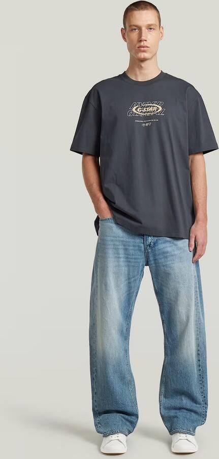 G-Star RAW Hyper Graphic Relaxed T-Shirt Grijs Heren - Foto 6