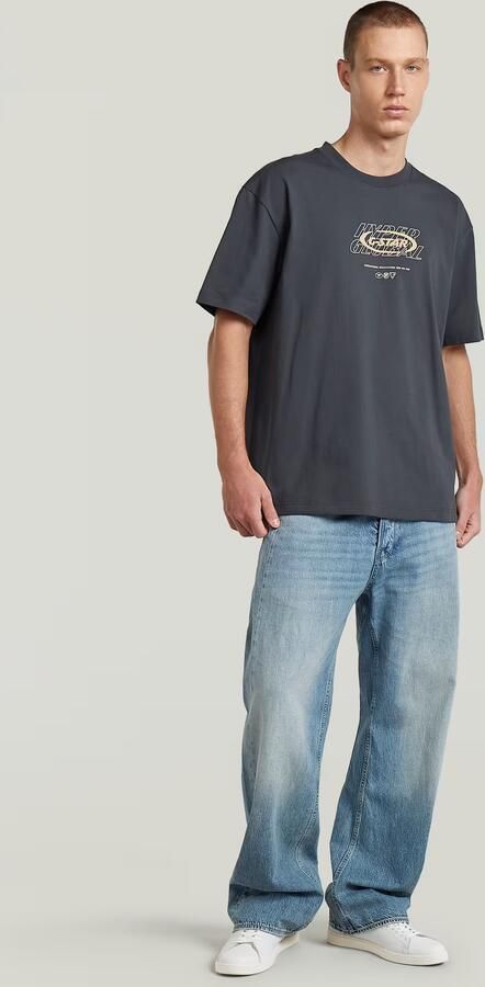 G-Star RAW Hyper Graphic Relaxed T-Shirt Grijs Heren - Foto 5