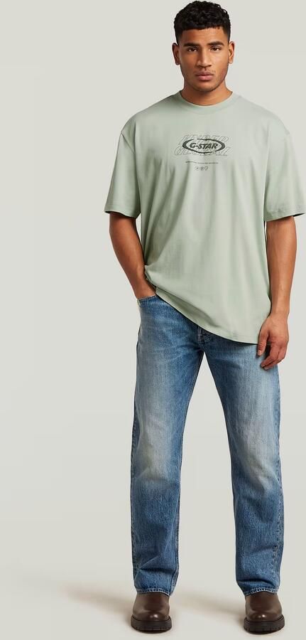 G-Star RAW Hyper Graphic Relaxed T-Shirt Groen Heren - Foto 6