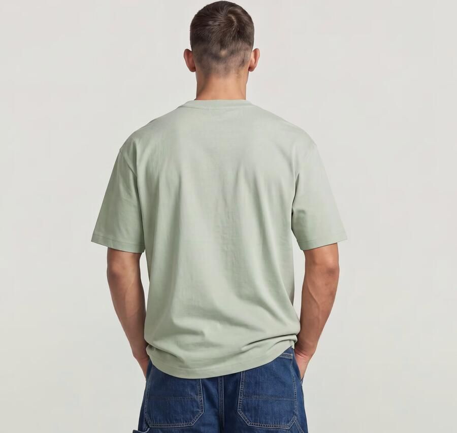 G-Star RAW Hyper Graphic Relaxed T-Shirt Groen Heren - Foto 5