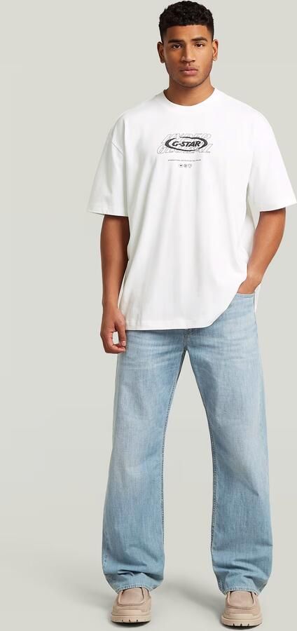 G-Star RAW Hyper Graphic Relaxed T-Shirt Wit Heren - Foto 7