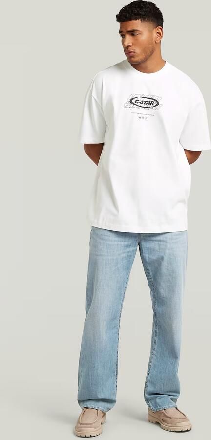 G-Star RAW Hyper Graphic Relaxed T-Shirt Wit Heren - Foto 6